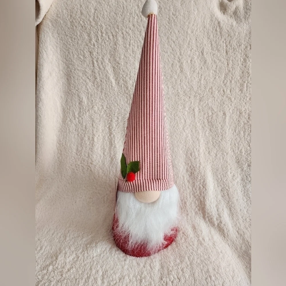 New large Christmas tree topper Gnome for holidays 18 in long